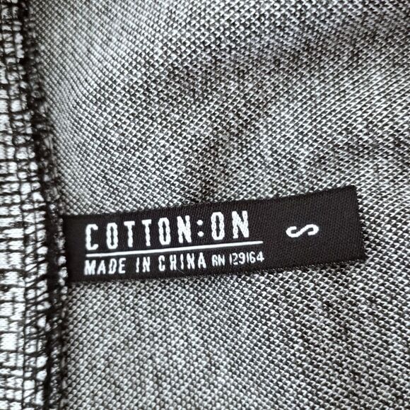 COTTON ON BLACK & WHITE BODYCON DRESS SZ.S EUC - Picture 7 of 8